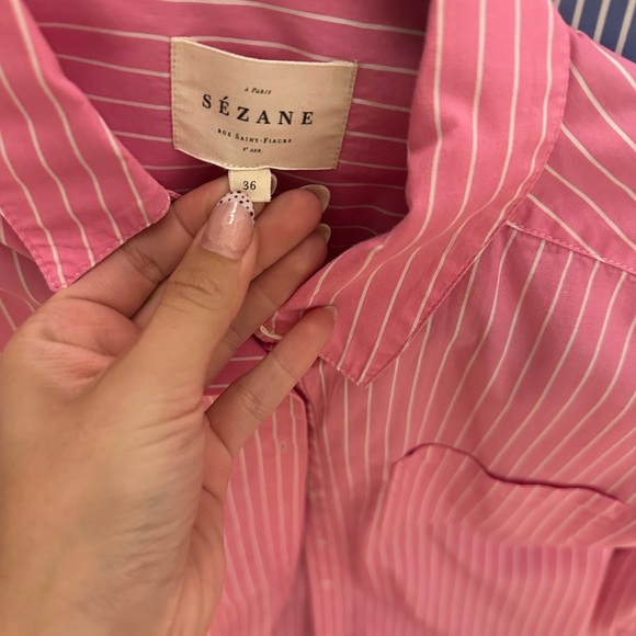 Sezane Button up - Picture 2 of 2